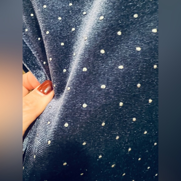 Velvet Navy Blue T shirt - Picture 3 of 6